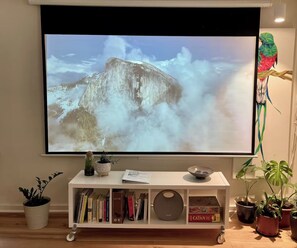 Projector with Apple TV