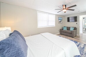 Luxurious textures and soft lighting set the mood for relaxation.