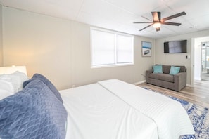 Luxurious textures and soft lighting set the mood for relaxation.