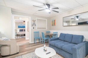 A cozy haven for two—unwind in this inviting living space.