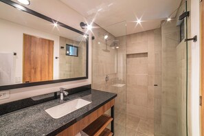 Bathroom 2 with private access from bedroom 3.