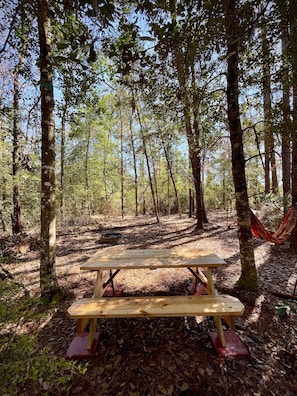 ** TENT & HAMMOCK NOT INCLUDED ** but are available for rent or purchase!