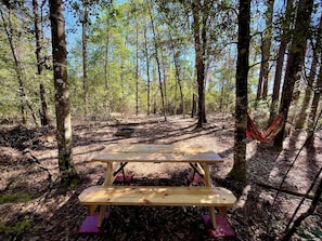 ** TENT & HAMMOCK NOT INCLUDED ** but are available for rent or purchase!