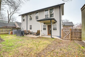 Private Backyard Area | 2-Story Home | Walk to Restaurants
