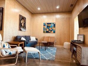 Lower Level Seating Area & Entertainment Space