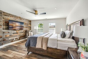 BEDROOM 1: King bed size