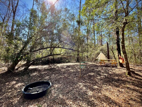 ** TENT & HAMMOCK NOT INCLUDED ** but are available for rent or purchase!