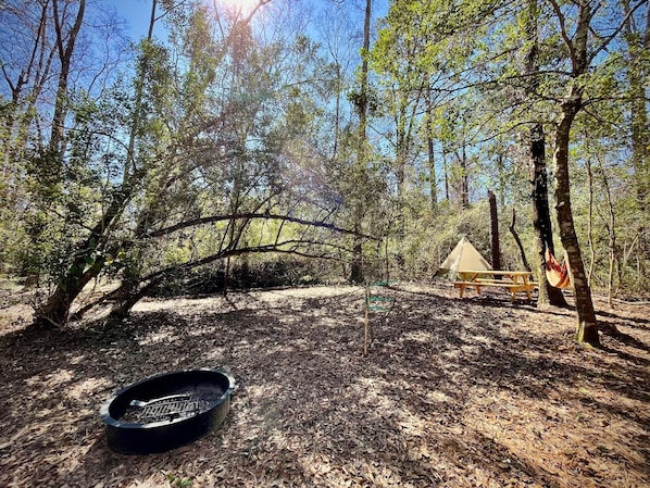 ** TENT & HAMMOCK NOT INCLUDED ** but are available for rent or purchase!