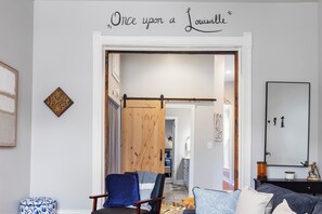 Living Room: Charming spot with unique decor and inviting seating.
