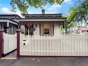 Set on the corner & opposite a park
