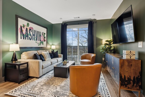 Open concept living/dining/kitchen