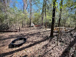 ** TENT & HAMMOCK NOT INCLUDED ** but are available for rent or purchase!