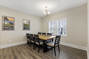 Gather around this elegant dining table—ideal for meals, game nights, and memorable conversations.