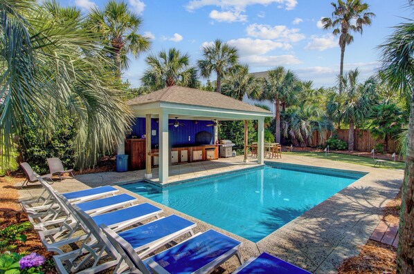 Lounge by the pool.