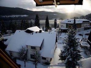 Blick von der Unterkunft