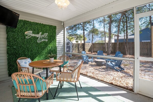 Seashell Cove in the woodlands at Oak Island