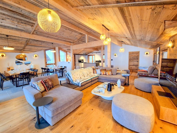 Chalet-oakwood-salon-appartement-chalet-Les-Gets