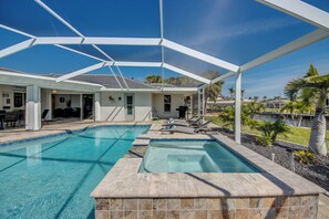 hot tub waterside view
