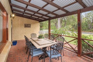 Patio dining