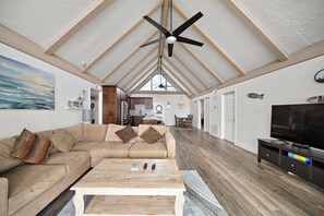This is the main living room area of the home