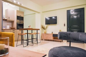 Open-space design featuring spacious and bright interiors