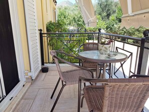 Garden view balcony
