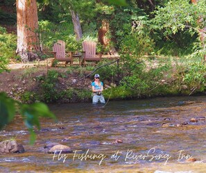 Fly Fishing at RiverSong Inn in Estes Park Colorado
