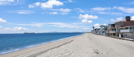 Beach side - in front of house