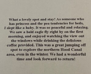 Review by a happy guest!