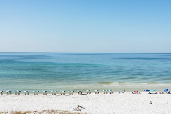 Our Beach access with beach chair rental available