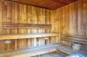 Resort sauna available from 7:00am - 9:00pm everyday.