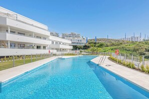 Communal pool with stunning views.