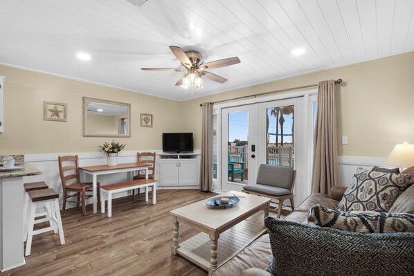 Coastal charm with sunset views