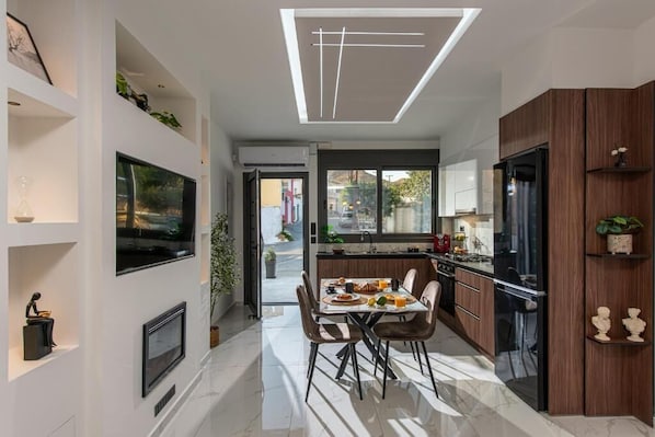 Kitchen and dining area