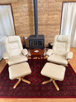 Lounge Room - Recliner and Fireplace area