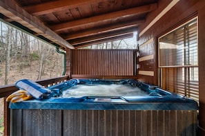 Relax in the Hot Tub after a Day of Exploring