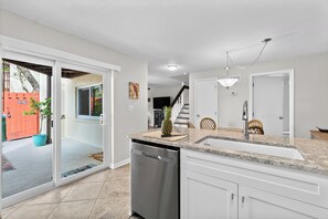 Kitchen with Access to the Patio