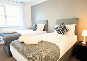 Two Single bed set up