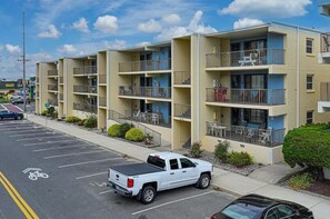 Parking and Patio View