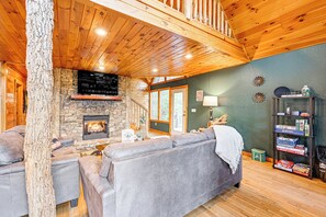 Living Room | 1st Floor | Board Games | Books