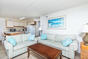 Salty Sands II 301-2 Living Room - Kitchen