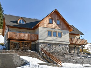 Bois, Chalet, Siding, Mur De Pierre, Daylighting, Lumber, Planche, Balcon