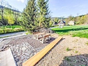 Jardin, Aménagement Paysager, Extérieur Banc, Banc, Pelouse, Cour, Passerelle, Allée, Parc