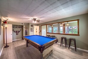 Pool table for guest use!