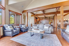 Large Living Room perfect for entertaining, plus second living room downstairs!