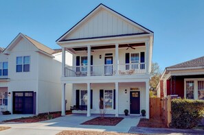 Front of home.