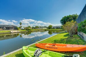 Canal Access | Spacious Yard | Kayaks | Screened-In Lanai | Pool & Hot Tub