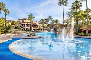 One of the outdoor pools - relaxing and popular with kids and adults.