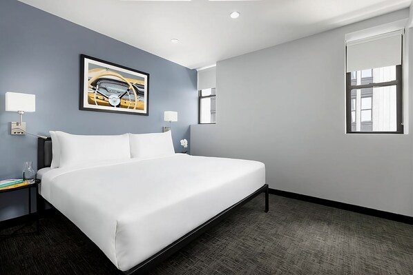 Bedroom. Exact unit will be assigned upon arrival. Views, colors, decor may vary