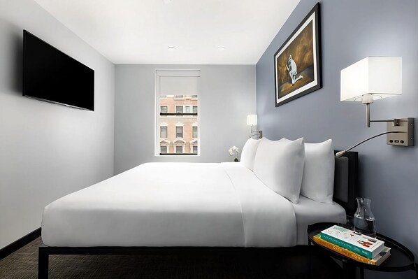 Bedroom. Exact unit will be assigned upon arrival. Views, colors, decor may vary